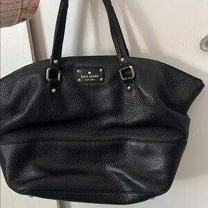 Kate Spade Black Pebbled Tote